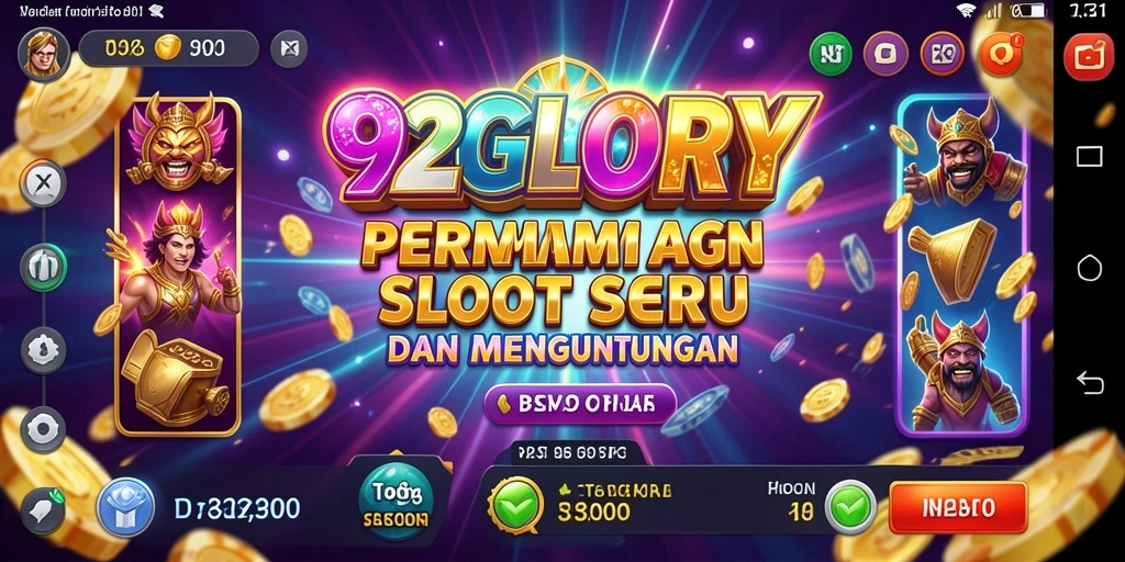 Tampilan menarik dari gameplay Slot 92GLORY yang seru.