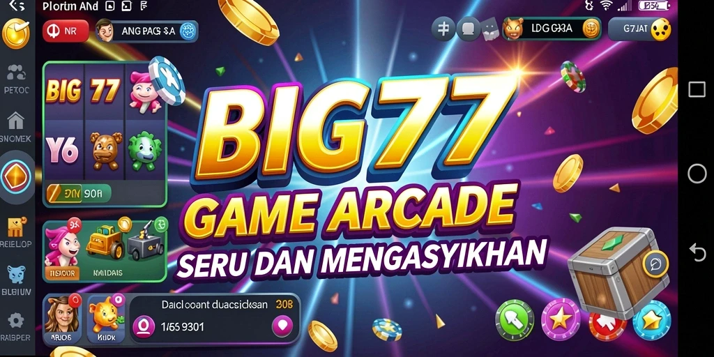 Tampilan gameplay menarik dari BIG77 dengan grafik yang memukau.