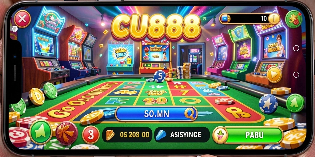 Tampilan gameplay bingo yang menarik dan seru di CU888.