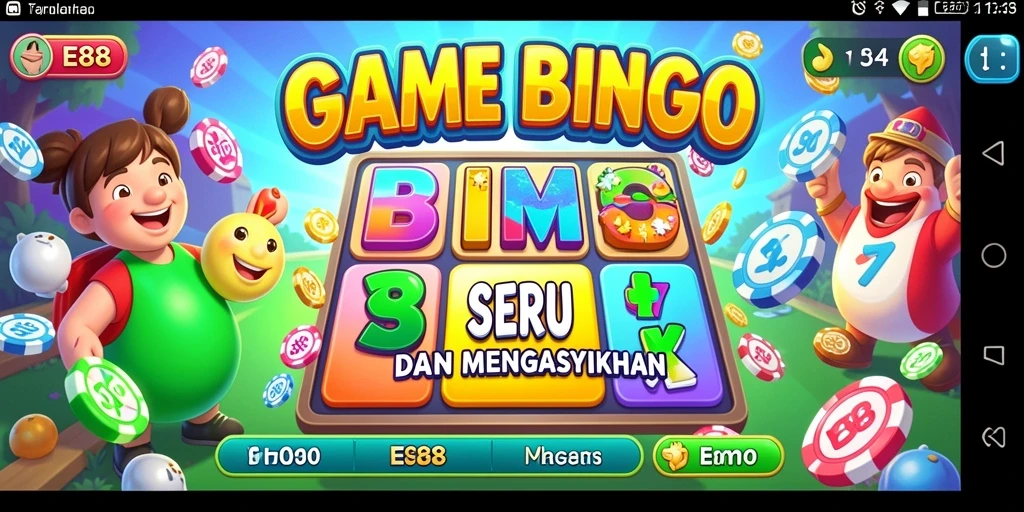 Tampilan gameplay E88 yang seru dan interaktif dalam Bingo.