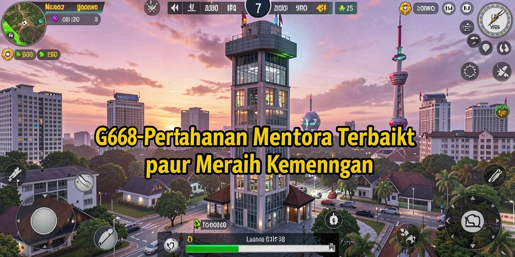 Screenshot G668 menampilkan aksi bertahan di game Tower Defense yang seru.