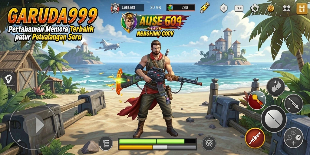 Gameplay seru di GARUDA999 dengan menara pertahanan yang beragam.
