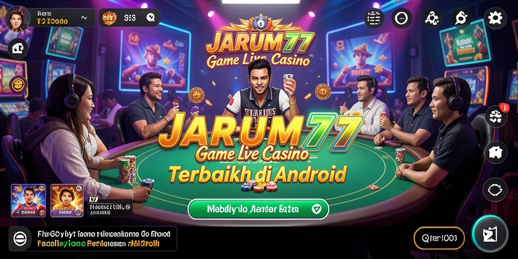 Gameplay Live Casino seru dengan dealer langsung di JARUM77.