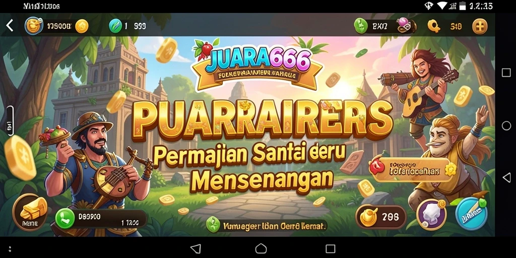 Tampilan gameplay <strong>JUARA666</strong> yang menawan dan seru.