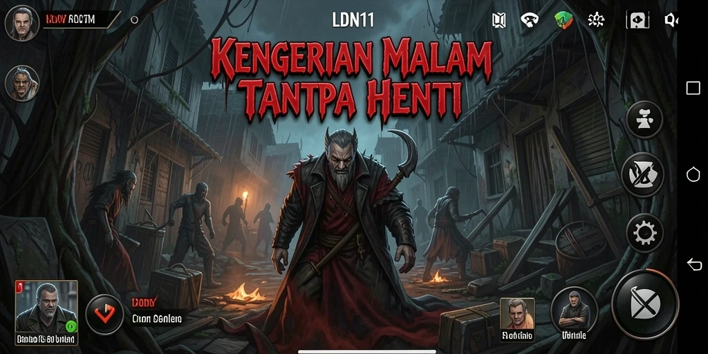 Screenshot utama LDN11 menampilkan suasana menyeramkan dalam gameplay Horror.