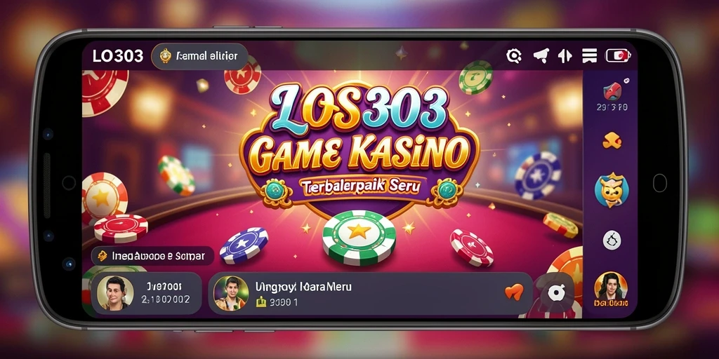 Screenshot utama LOS303 menampilkan gameplay Kasino yang mendebarkan.