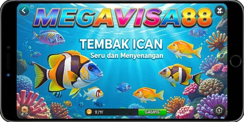 Gameplay MEGAVISA88 yang penuh aksi menembak ikan.