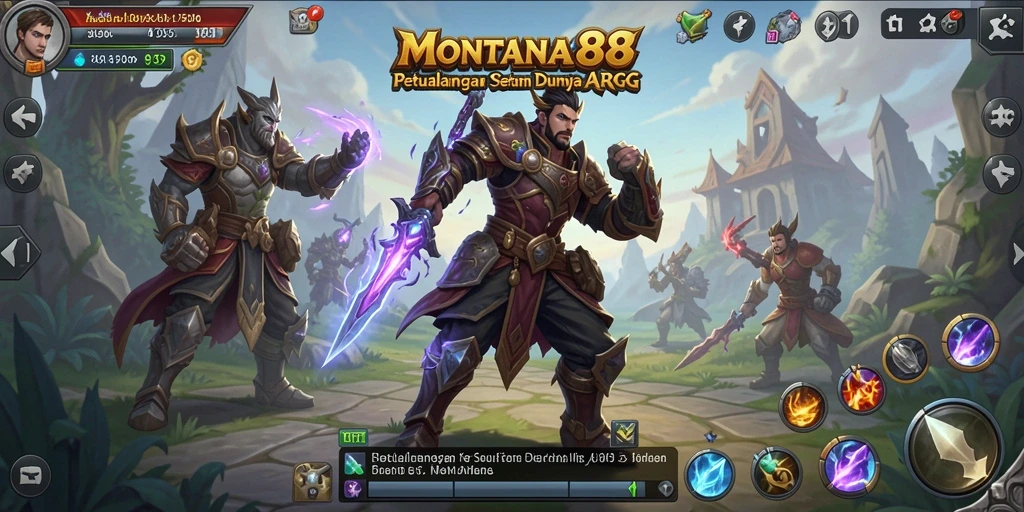 Tampilan gameplay MONTANA88 yang mendebarkan dalam dunia ARPG.