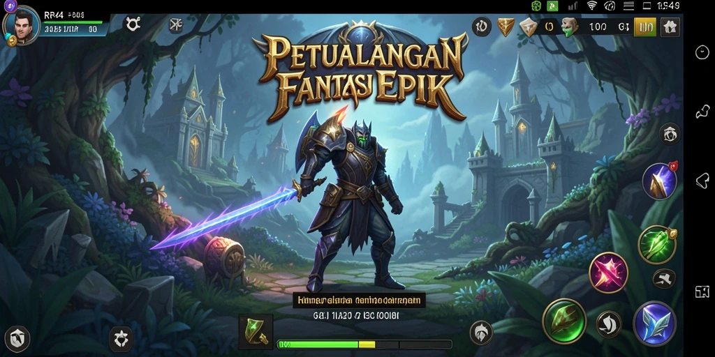 Tampilan gameplay epik dan penuh aksi dari RR44.