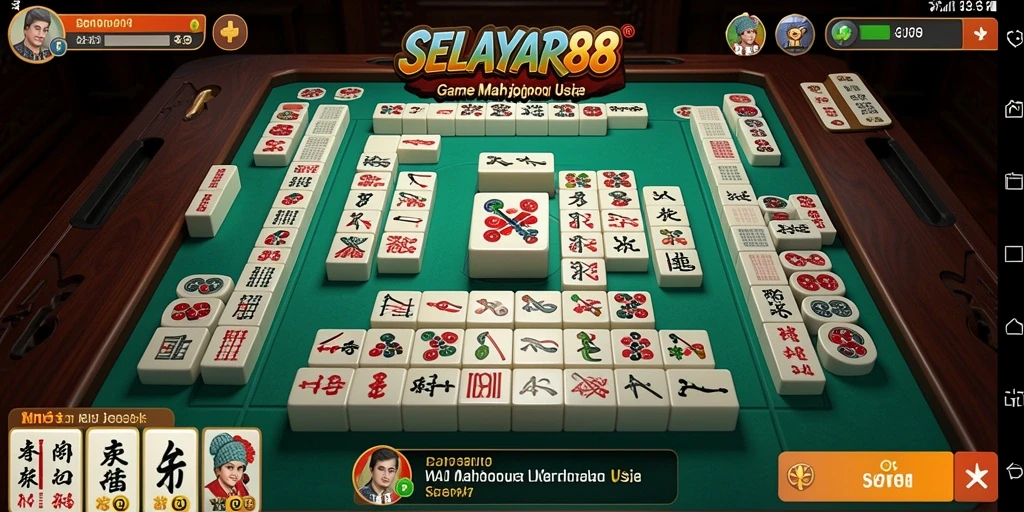 Tampilan permainan Mahjong yang menarik di SELAYAR88 dengan desain yang menawan.