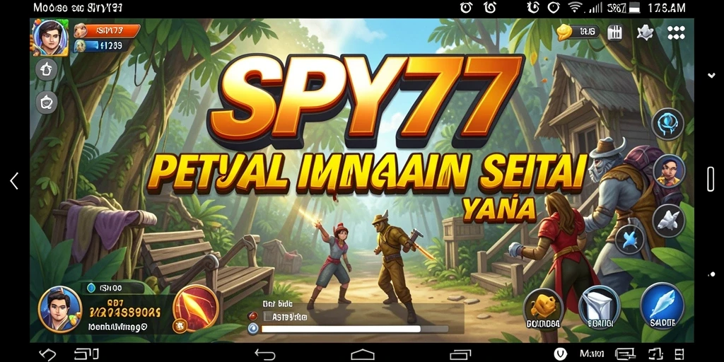 Screenshot gameplay SPY77 menampilkan aksi seru dalam petualangan yang mendebarkan.