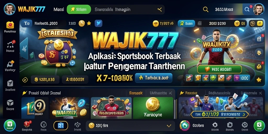 Tampilan menarik pada saat permainan Sportsbook di WAJIK777.