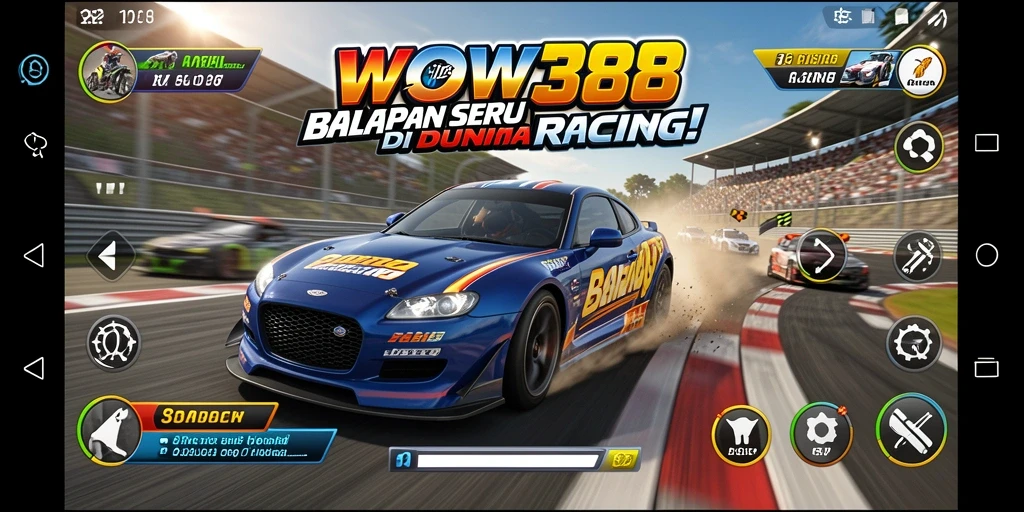 Gameplay balapan seru di WOW388 dengan grafik memukau.